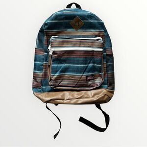 Genuine Dickies Striped Backpack with Tan‎ Accents